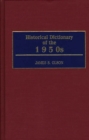 Image for Historical dictionary of the 1950s