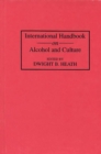Image for International handbook on alcohol and culture