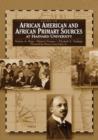 Image for Guide to African American and African primary sources at Harvard University