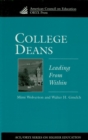 Image for College deans: leading from within