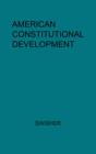 Image for American Constitutional Development