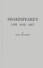 Image for Shakespeare&#39;s Life and Art