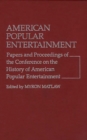 Image for American Popular Entertainment