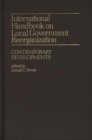 Image for International Handbook on Local Government Reorganization