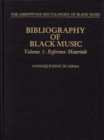Image for Bibliography of Black Music, Volume 1