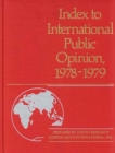 Image for Index to International Public Opinion, 1978-1979