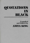 Image for Quotations in Black