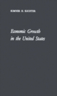 Image for Economic Growth in the United States : Its History, Problems and Prospects
