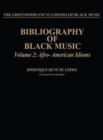 Image for Bibliography of Black Music, Volume 2