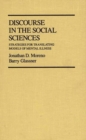 Image for Discourse in the Social Sciences