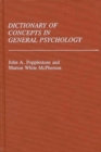 Image for Dictionary of Concepts in General Psychology