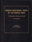 Image for French Devotional Texts of the Middle Ages, First Supplement