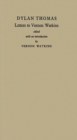 Image for Letters to Vernon Watkins.