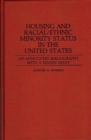 Image for Housing and Racial/Ethnic Minority Status in the United States