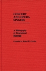 Image for Concert and Opera Singers