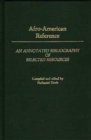 Image for Afro-American Reference : An Annotated Bibliography of Selected Resources