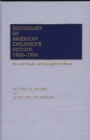 Image for Dictionary of American Children&#39;s Fiction, 1960-1984