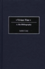 Image for Vivian Fine : A Bio-Bibliography