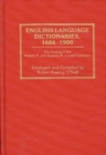 Image for English-Language Dictionaries, 1604-1900