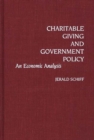 Image for Charitable Giving and Government Policy : An Economic Analysis
