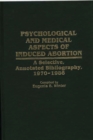 Image for Psychological and Medical Aspects of Induced Abortion