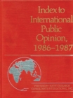 Image for Index to International Public Opinion, 1986-1987