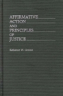 Image for Affirmative Action and Principles of Justice