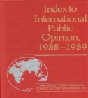 Image for Index to International Public Opinion, 1988-1989