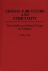 Image for Chinese Subculture and Criminality : Non-traditional Crime Groups in America
