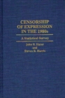 Image for Censorship of Expression in the 1980s : A Statistical Survey