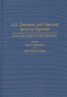 Image for U.S. Domestic and National Security Agendas