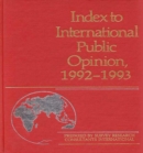 Image for Index to International Public Opinion, 1992-1993