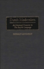 Image for Dutch Modernism : Architectural Resources in the English Language