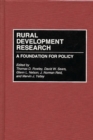 Image for Rural Development Research