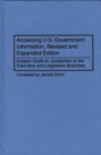 Image for Accessing U.S. Government Information : Subject Guide to Jurisdiction of the Executive and Legislative Branches, 2nd Edition