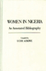Image for Women in Nigeria : An Annotated Bibliography
