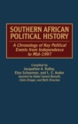Image for Southern African Political History : A Chronology of Key Political Events from Independence to Mid-1997