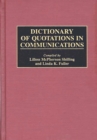 Image for Dictionary of Quotations in Communications