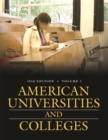 Image for American Universities and Colleges, Volume 1