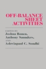 Image for Off-balance sheet activities