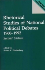 Image for Rhetorical Studies of National Political Debates: 1960-1992, 2nd Edition