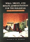 Image for Wills, Trusts, and Estate Administration for the Paralegal : The Essentials