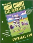 Image for High Court Case Summaries on Criminal Law, Keyed to Johnson