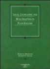 Image for Legal, Legislative and Rule Drafting in Plain English