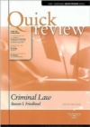 Image for Sum and Substance Quick Review on Criminal Law