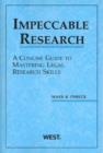 Image for Impeccable Research, a Concise Guide to Mastering Legal Research Skills