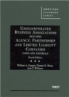 Image for Unincorporated Business Associations, Including Agency, Partnership and Limited Liability Companies