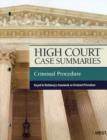 Image for High Court Case Summaries on Criminal Procedure, Keyed to Saltzburg