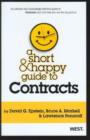 Image for A Short and Happy Guide to Contracts