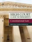 Image for High Court Case Summaries on Constitutional Law, Keyed to Choper